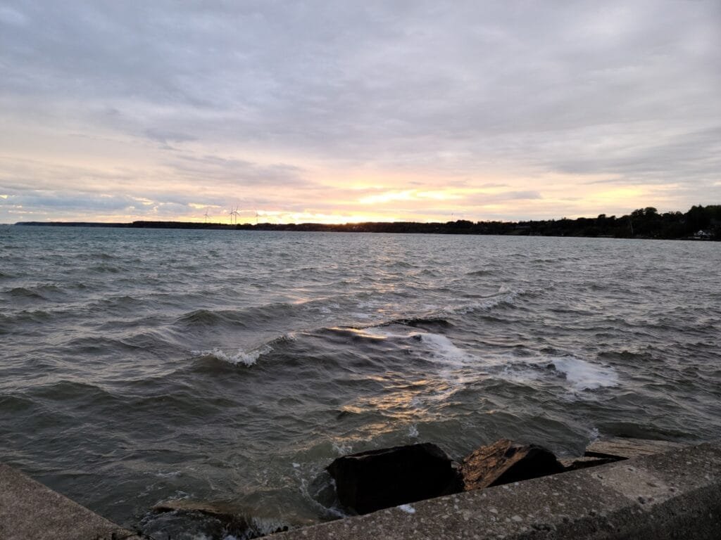 Stunning beach scene in Port Dover, one of the best places to relax by the water.